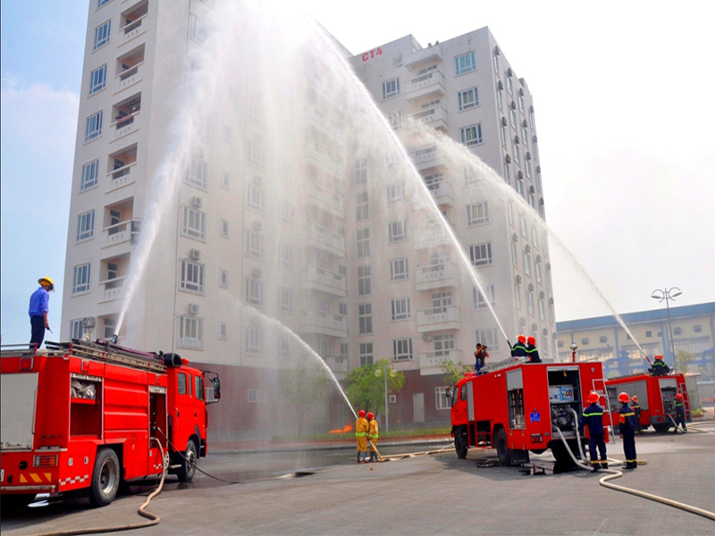 Cách phòng cháy trong các tòa nhà cao tầng